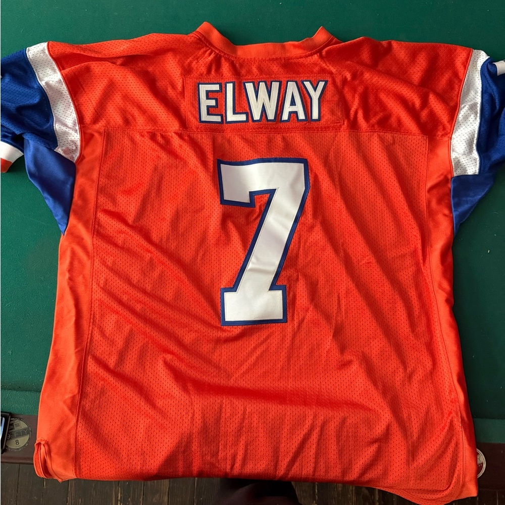Throwback John Elway #7 Authentic Mitchell & Ness… - image 7